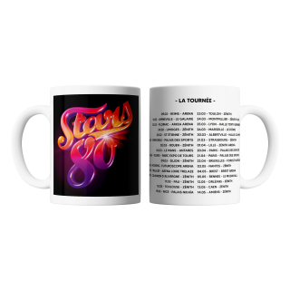 Mug logo noir et dates